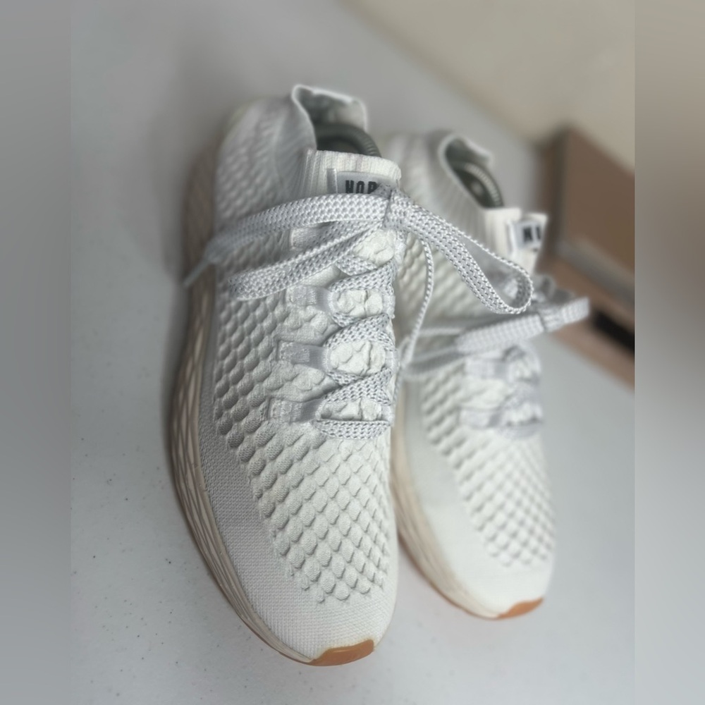 NOBULL Project White Knit Women’s Running Shoes Sneakers Size 10 Hint Of Purple - Picture 11 of 11